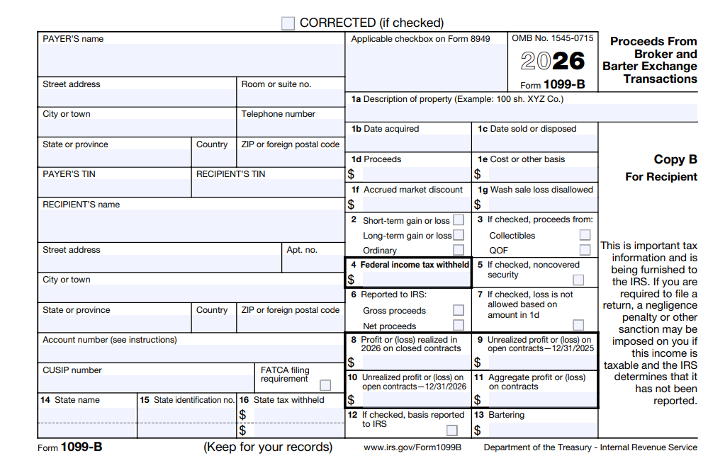 Form 1099-B