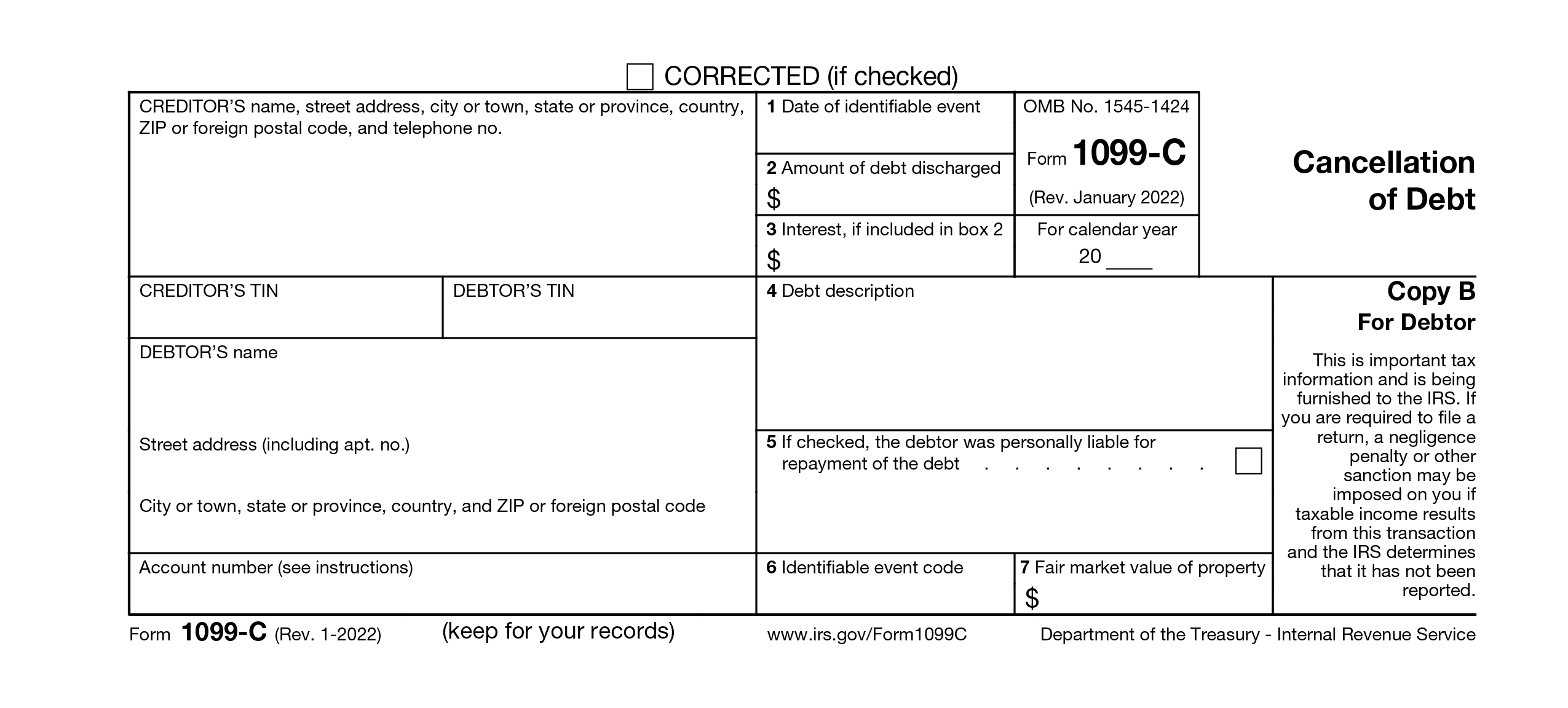 Form 1099-C